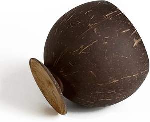 Tazón de cáscara de coco natural de alta calidad con base, vajilla sostenible para restaurantes, venta directa de fábrica de Vietnam al por mayor - Product Image 3