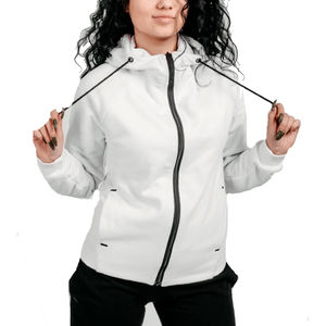 Survêtements d'hiver de haute qualité, solides, lourds, coupe-vent pour femmes, ourlet fendu, cordon de serrage, entraînement personnalisé, jogging - Product Image 4