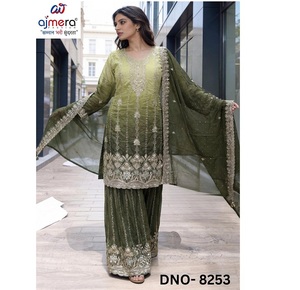 Elegant Women's Pakistani <b>Indian</b> Shalwar Kameez <b>Kurti</b> Stylish Daily Wear Traditional Outfit Wrinkle-Free Quick-Dry Wedding/Party - Product Image 1