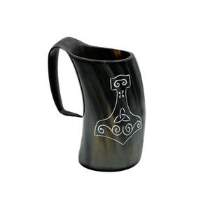 Jarra Vikinga de Cuerno de Búfalo, Ecológica, Hecha a Mano, de Inspiración Medieval, Pulida, Auténtica, para Navidad o Cumpleaños - Product Image 6