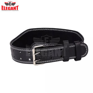 Ceinture de gymnastique de haute qualité, Logo personnalisé, soutien du dos, Fitness, musculation, ceinture d'haltérophilie en cuir par Elegant Sports - Product Image 3