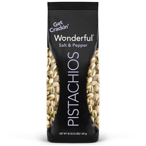 Wonderful Pistachios In Shell, Salt & Pepper Flavored <b>Nuts</b>, 48 Ounce Bag - Product Image 4