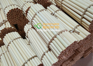 100% pajitas de bambú natural/pajitas de bambú/pajitas de fibra de bambú con logotipo láser grabado por Eco2go Vietnam - Product Image 2