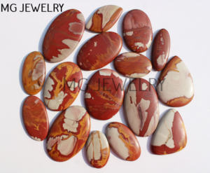 Noreen Jasper Cabochons Smooth Semiprecious Cabochons Venta al por mayor Lote Noreen Jasper Loose Gemstone Cabochon Lot Cristal natural - Product Image 1