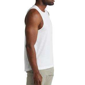 Camiseta sin Mangas para Hombre de Alta Calidad, Secado Rápido, Algodón Transpirable y Sostenible, Diseño OEM, Precio Bajo, Tendencia - Product Image 4