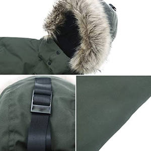 Nouvelle veste parka d'hiver pour homme avec logo personnalisé imprimé, col montant en toile, respirante, séchage rapide, vêtements d'extérieur - Product Image 4