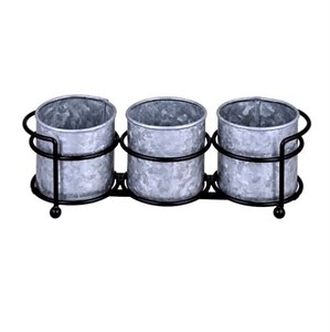 Best Selling Custom Made Kitchen Storage <b>Rack</b> Galvanized Iron <b>Tool</b> Caddy Organizer for Utensils and Kitchenware - Product Image 1
