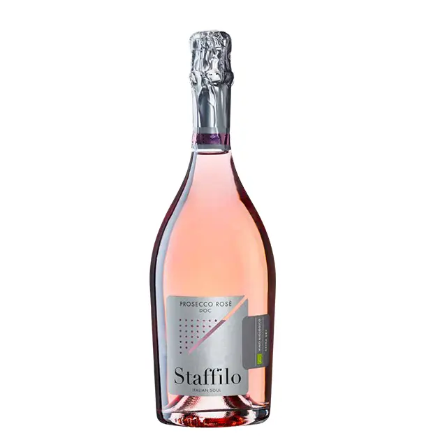 Wholesale Price - Elegant Italian Sparkling Organic Wine Prosecco Rose Extra Dry ideal with fish dishes