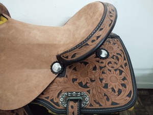 Selles de course en cuir véritable Bonne vente Selle d'équitation anglaise occidentale pour l'équitation et l'entraînement - Product Image 2