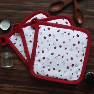 Suministro al por Mayor de Agarraderas de Algodón 100% Puro con Impresión Personalizada, Utensilios de Cocina Duraderos Resistentes al Calor - Product Image 4