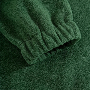 Jersey extragrande de calidad superior para hombre, sudadera de algodón 100% con cremallera completa, capucha con media cremallera, diseño de calle bordado, Invierno - Product Image 5