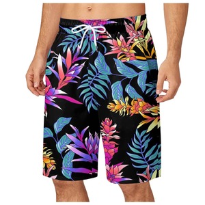 <b>Men's</b> Leaf Printed Sports <b>Shorts</b> Boys Summer Cool Hawaiian 3D Printed Casual Swim Trunks Drawstring Surfboard <b>Shorts</b> - Product Image 4