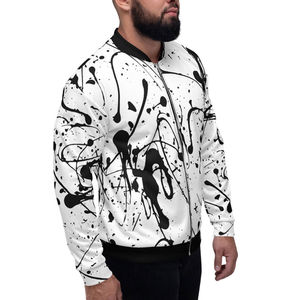 OEM Custom Men High Quality Printed Satin Jacket Sublimation Ready Fabric Vibrant Color Retention Custom Design Manufacturer - Product Image 2