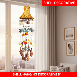 Coquillage méditerranéen décoratif suspendu 8 pouces - Product Image 1