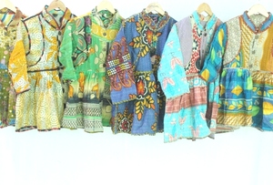 Chaqueta de invierno informal de estilo Kantha única Disfraces de Kantha únicos de moda con acento de reunión - Product Image 2