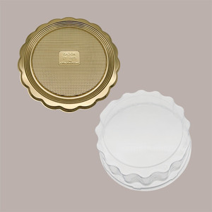 Alcas Juego de 10 Bandejas Medoro DM18 cm con Tapa de 6,5 cm de Alto, Forma Circular de Plástico, Compatible con DM18 cm - Product Image 2