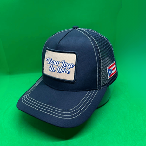 Casquette promotionnelle Casquettes de sport de baseball en poly maille avec broderie de logo personnalisé sur les chapeaux de camionneur - Product Image 1