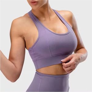 Meilleur soutien-gorge de sport pour femmes fabriqué par un fabricant Top Design tendance Confortable et respirant Couleur unie Logo avant Taille Plus Friendly - Product Image 6