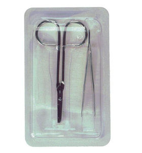 Kit de instrumentos quirúrgicos de base veterinaria profesional QNQ, tijeras de acero inoxidable, soportes de agujas, mango de bisturí, disección - Product Image 5