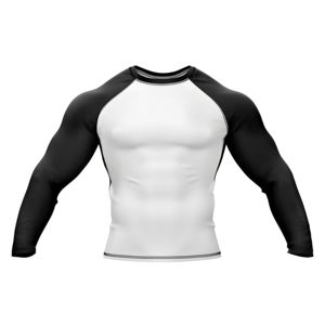 GAF Meilleures ventes Rash Guard MMA à manches longues, vêtements respirants de couleur personnalisée avec logo personnalisé de dernière conception - Product Image 2
