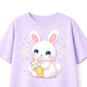 T-shirts pour enfants 100% coton à manches courtes, doux, respirant, décontracté, haut d'été pour garçons et filles, 100% confortable, durable, tee-shirt de tous les jours - Product Image 3