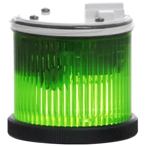 Tower Light module for TWS - XENON light - Flash GREEN light - 90 FPM flashing - V240AC - Black base |Sirena|