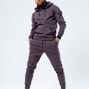 Chándal de invierno personalizado para hombre, pantalones de chándal acampanados, conjuntos de Sudadera con capucha, 100% algodón, transpirable, ligero, OEM - Product Image 6