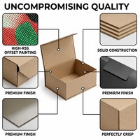Papier d'art durable de qualité supérieure pour boîtes d'abonnement, solution d'emballage élégante, protection de produits haut de gamme, papier écologique