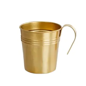 Cabide de parede estilo nórdico, vasos de flores, plantador de plantas, suporte de metal dourado, pendurado em vaso