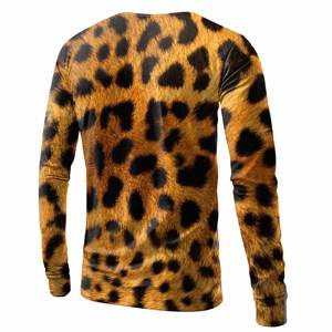 Camisetas Personalizadas ODM OEM 100% Poliéster con Estampado de Leopardo, Sublimadas, Unisex para Adultos, Antibacterianas, Transpirables, Cuello Redondo, para Pesca - Product Image 4