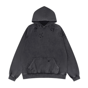 เสื้อฮู้ดสวมหัวสำหรับผู้ชายเสื้อฮู้ดดี้โอเวอร์ไซส์งานปักโลโก้โลโก้ออกแบบได้ตามที่ต้องการ - Product Image 1