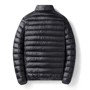 Doudoune d'hiver pour hommes personnalisée North Veste matelassée à face noire de haute qualité pour garder la chaleur Vestes matelassées du nord pour hommes - Product Image 2