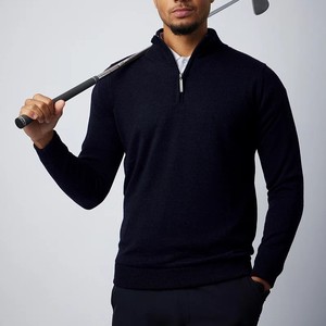 Sudadera de Forro Polar con Cierre de Cremallera Personalizada, Sudadera Holgada y Cálida para Hombre y Mujer, Estilo Urbano, Media Cremallera, Invierno, Informal, de Poliéster/Algodón - Product Image 2