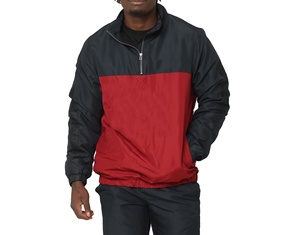 <b>Men's</b> Casual Sports Windbreaker <b>Jacket</b> <b>Summer</b> Stand Collar Hooded Pullover Thin Windproof <b>Jacket</b> by Manufacturer - Product Image 1