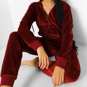 Ensemble 2 pièces en molleton français pour homme avec logo personnalisé imprimé, coupe classique, sweat à capuche zippé et pantalon de jogging, streetwear 100% coton, vente en gros - Product Image 4