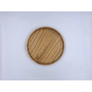 OEM/ODM Comercial de alta calidad D20H2 cm Acacia Bandeja de servicio Ecológico Restaurante Uso Comida Contacto Seguro Huhipro Marca Vietnam - Product Image 4
