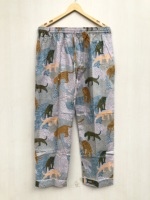 Ensemble pyjama indien imprimé à la main, tenue de nuit, tenue de fête, motif floral, pyjama fait main, cadeau de Noël pour elle
