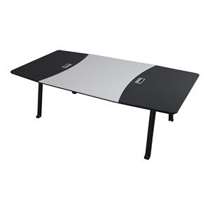 Tavolo da Conferenza Ovale Boston in Legno Massello 240 Cm - Stile Industriale per Ufficio, Scuola, Casa, Ospedale, Soggiorno - Product Image 3