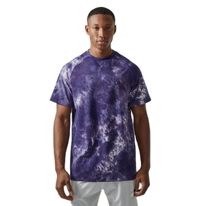Wholesale Heather Gray Cotton Poly Blend Tee Custom Printed Promotional T-<b>Shirts</b> Tie Dye T <b>Shirts</b> - Product Image 4