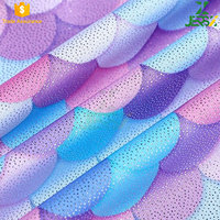 Maillots de Gimnasia para Niñas, Ropa de Danza para Adultos, Diseño de Sirena y Unicornio, Brillantes, Color Arcoíris, Azul, Rosa Intenso, Brillantes, de Spandex, Personalizados