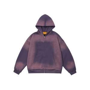 2025 sudadera de Terry francés para Hombre Sudaderas con capucha americana personalizada tu propia marca Casual suelta deportes bordados sudaderas con capucha - Product Image 1