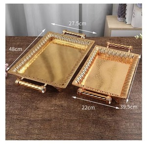 Bandeja de chocolate árabe para postres y frutas de alto estándar, bandeja turca, Bandejas para servir para el hogar - Product Image 4