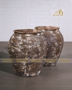 Titanic AT039H50BRA Maceta de cerámica moderna marrón con acabado galvanizado para plantar en el jardín del Hogar Crea impresionantes mini paisajes - Product Image 5