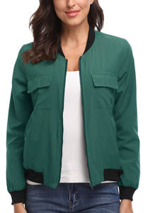 Abrigo de plumón con cuello levantado para mujer, chaqueta de mujer de nuevo estilo, embalaje al vacío, cremallera, chaqueta acolchada portátil ligera, chaqueta para exteriores - Product Image 4