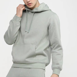 Sweat à capuche surdimensionné en molleton 100 % coton de haute qualité pour homme, idéal pour la course et l'entraînement, respirant - Product Image 1