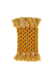 Boho Decor macramé sous-verres fait à la main coton corde tissé absorbant porte-boissons pour les occasions du nouvel an et la décoration de la maison - Product Image 4