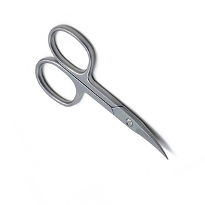 Tijeras profesionales para cutículas, acabado Dall, hoja curva, Tijera para cutículas de uñas de belleza de acero inoxidable para alemanes - Product Image 4