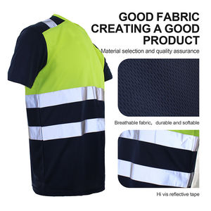 Vêtements réfléchissants de sécurité jaune haute visibilité avec logo personnalisé Vêtements de travail d'hiver haute visibilité pour hommes Sécurité réfléchissante réfléchissante - Product Image 6