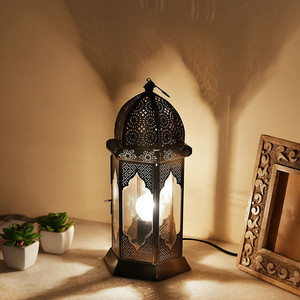 Lámpara decorativa marroquí de diseño moderno y lujoso para bodas, decoración del hogar, hoteles, restaurantes, oficinas. Alta calidad, hecha en India. - Product Image 3