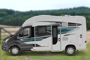 Luxury 4x4 Aluminum Steel Mini RV Motorhome Camper 4-Person Off-Road Camping Vehicle Stock Ready for Fast Delivery Premium - Product Image 3